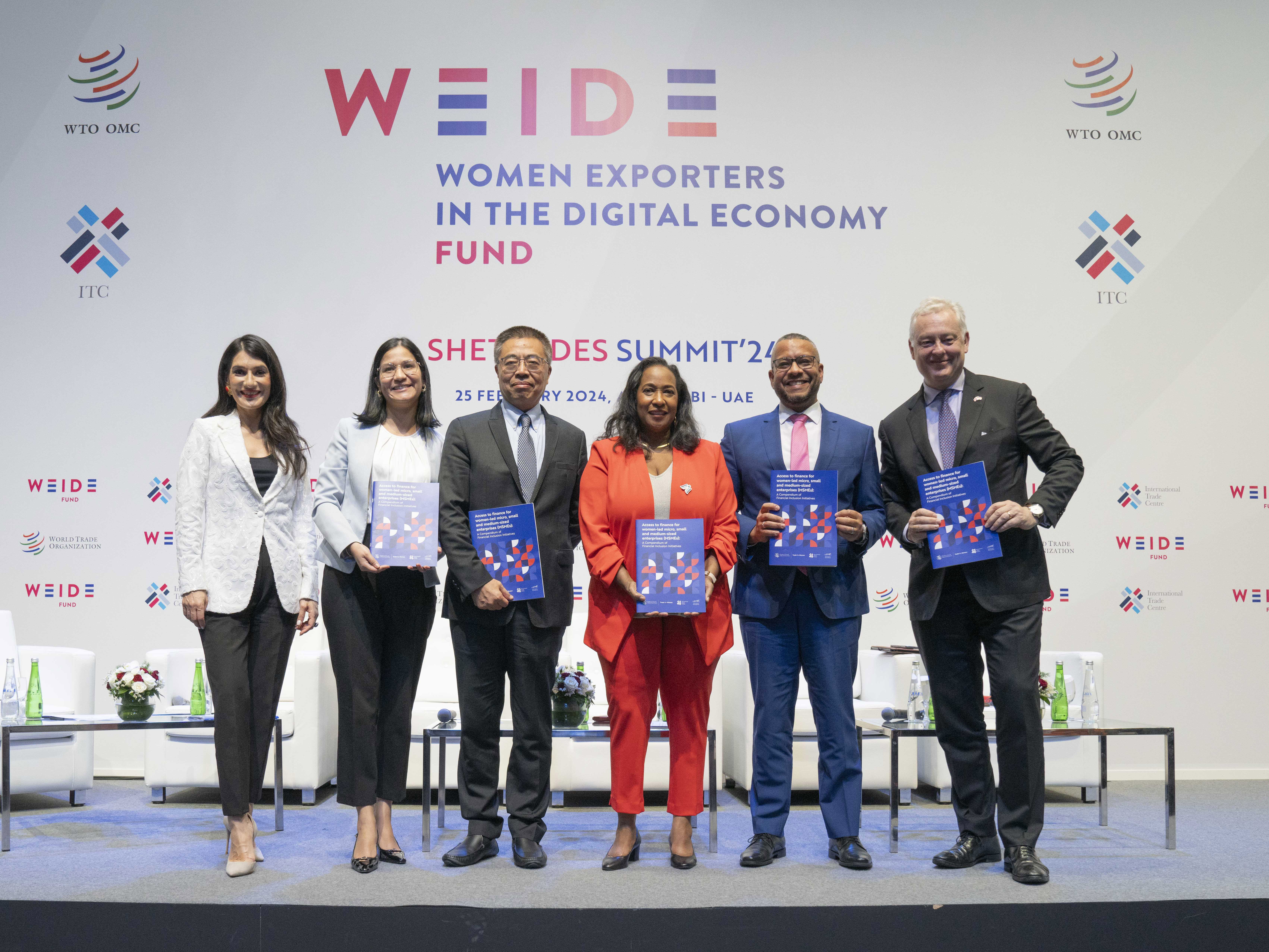 <p class="font-big text-left"><span style="color: rgb(200, 64, 71);" data-mce-style="color: rgb(200, 64, 71);">WTO IWG on Trade & Gender: Taking stock and launching new milestones</span></p><p class="text-left">Members of the IWG will take stock of current work on inclusive trade, including the launch of the IWG Co-Chairs’ joint statement and its new compendium bringing together the Group’s work since 2020. </p><p class="text-left">The session will also look ahead, with the launch of a new joint IWG–MSME Group initiative on “Empowering Women to Trade through Digitalisation: Policy Insights.”</p>